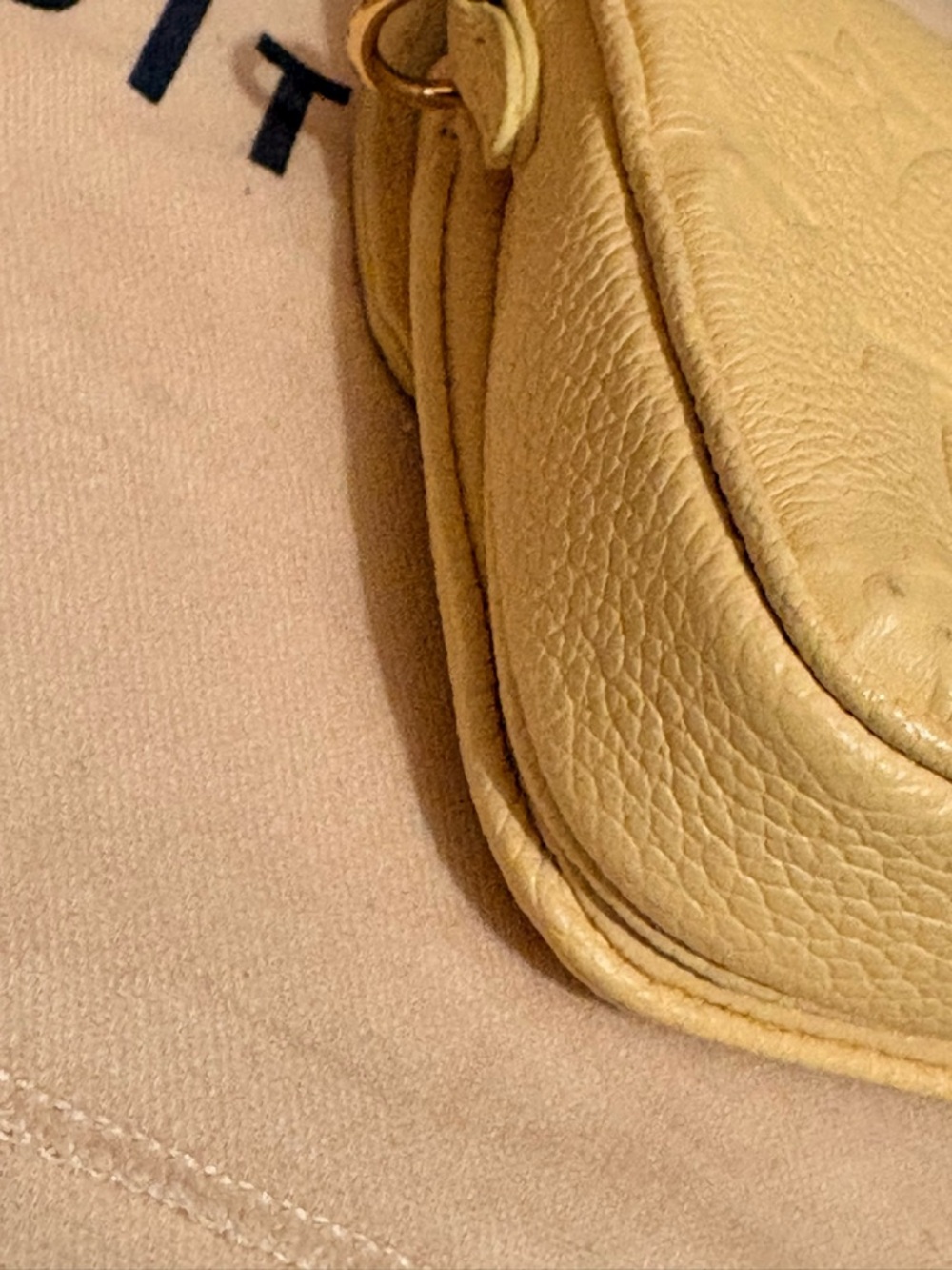 Louis Vuitton Micro Metis Empreinte Leather Jaune Yellow Bag - Picture 8 of 12